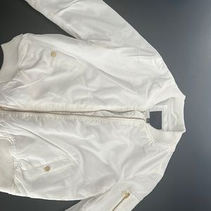 Miss London black label white puff jacket